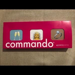 NWT Commando PantyParty wedding bride 3pack thongs